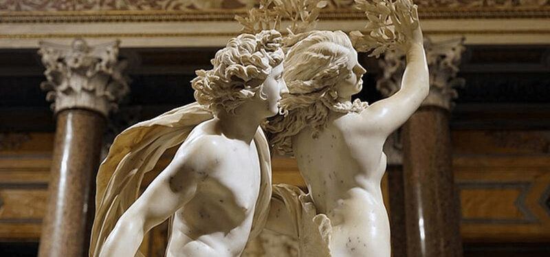 Immagine Scultura Apollo e Dafne